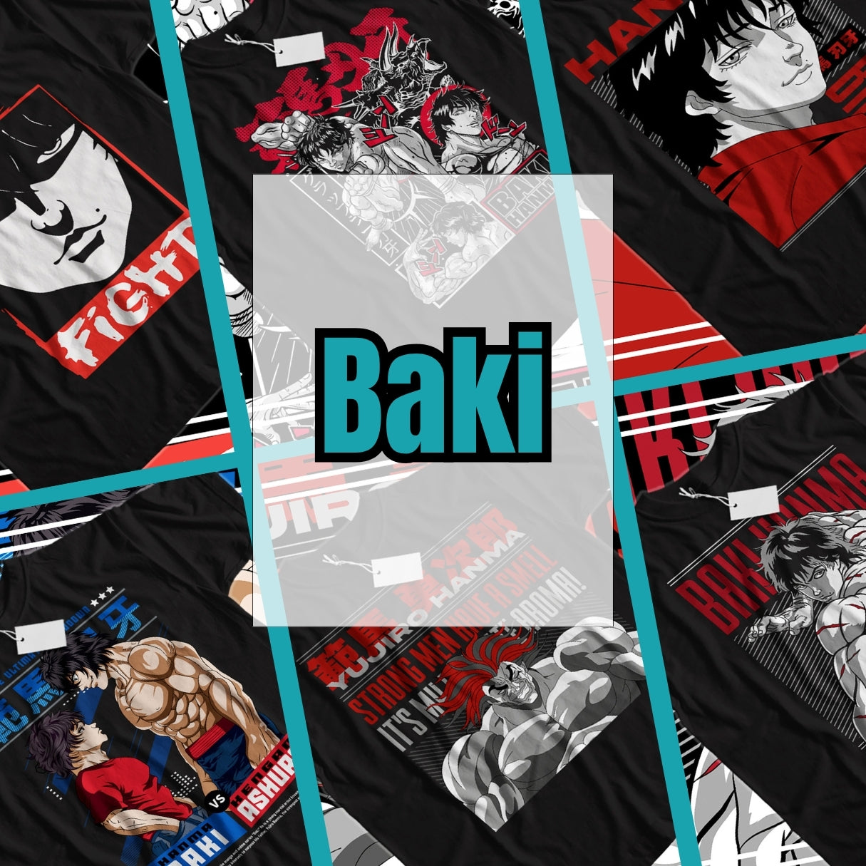 Baki – Anime T-Shirts Collection 🥊