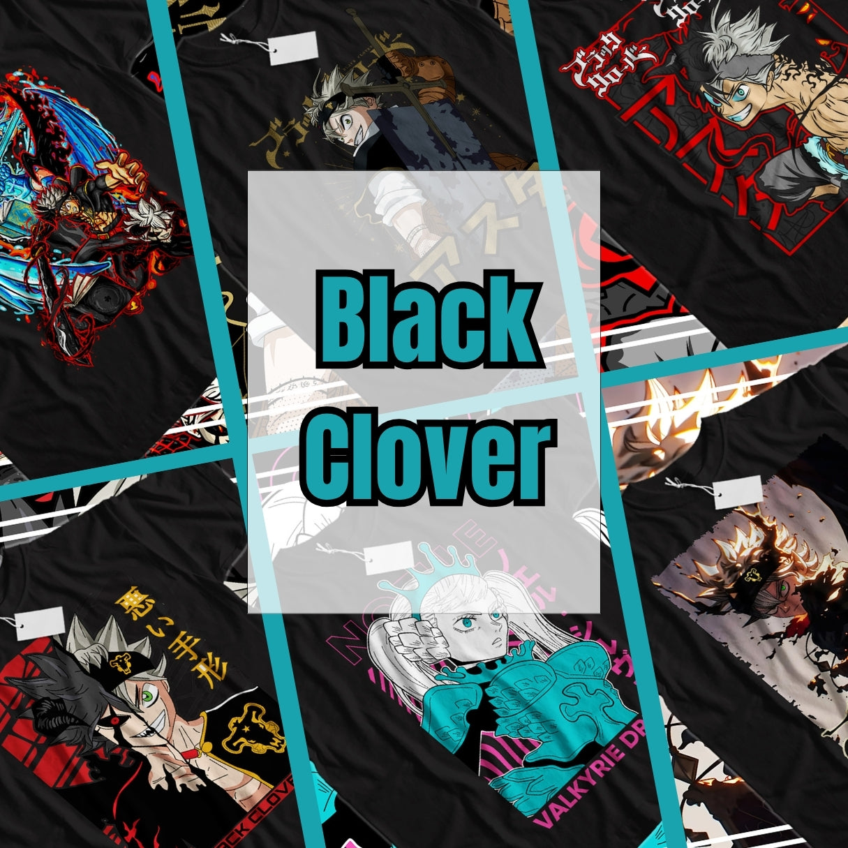 Black Clover – Anime T-Shirts Collection 🔥