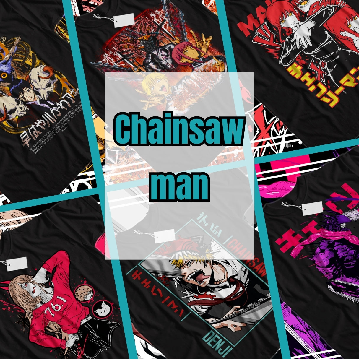 Chainsaw Man – Anime T-Shirts Collection 🪚