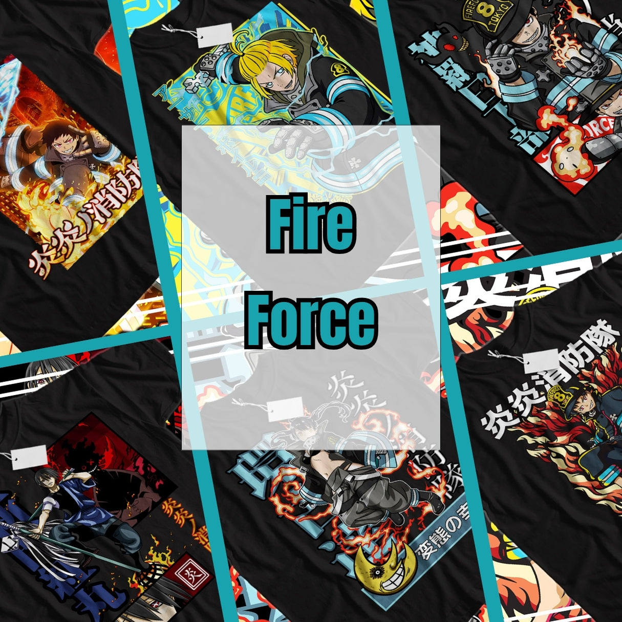 Fire Force – Anime T-Shirts Collection 🔥