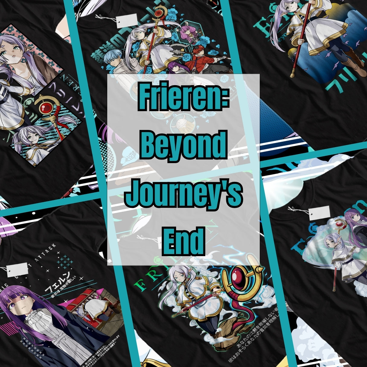Frieren: Beyond Journey’s End – Anime T-Shirts Collection ✨