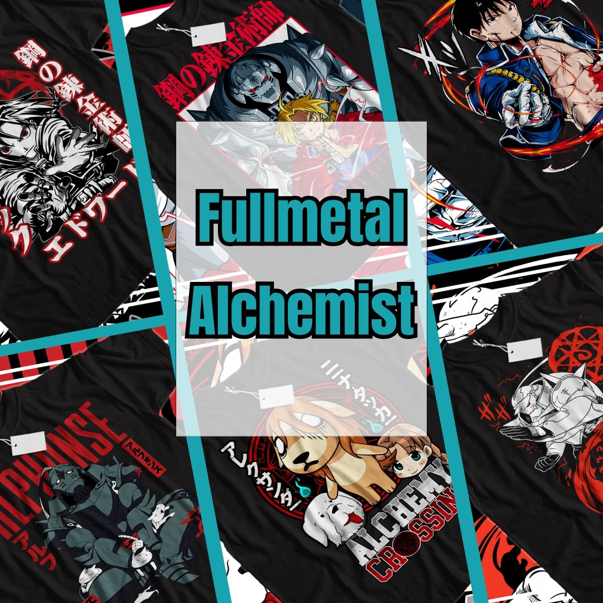 Fullmetal Alchemist: Brotherhood – Anime T-Shirts Collection ⚗️