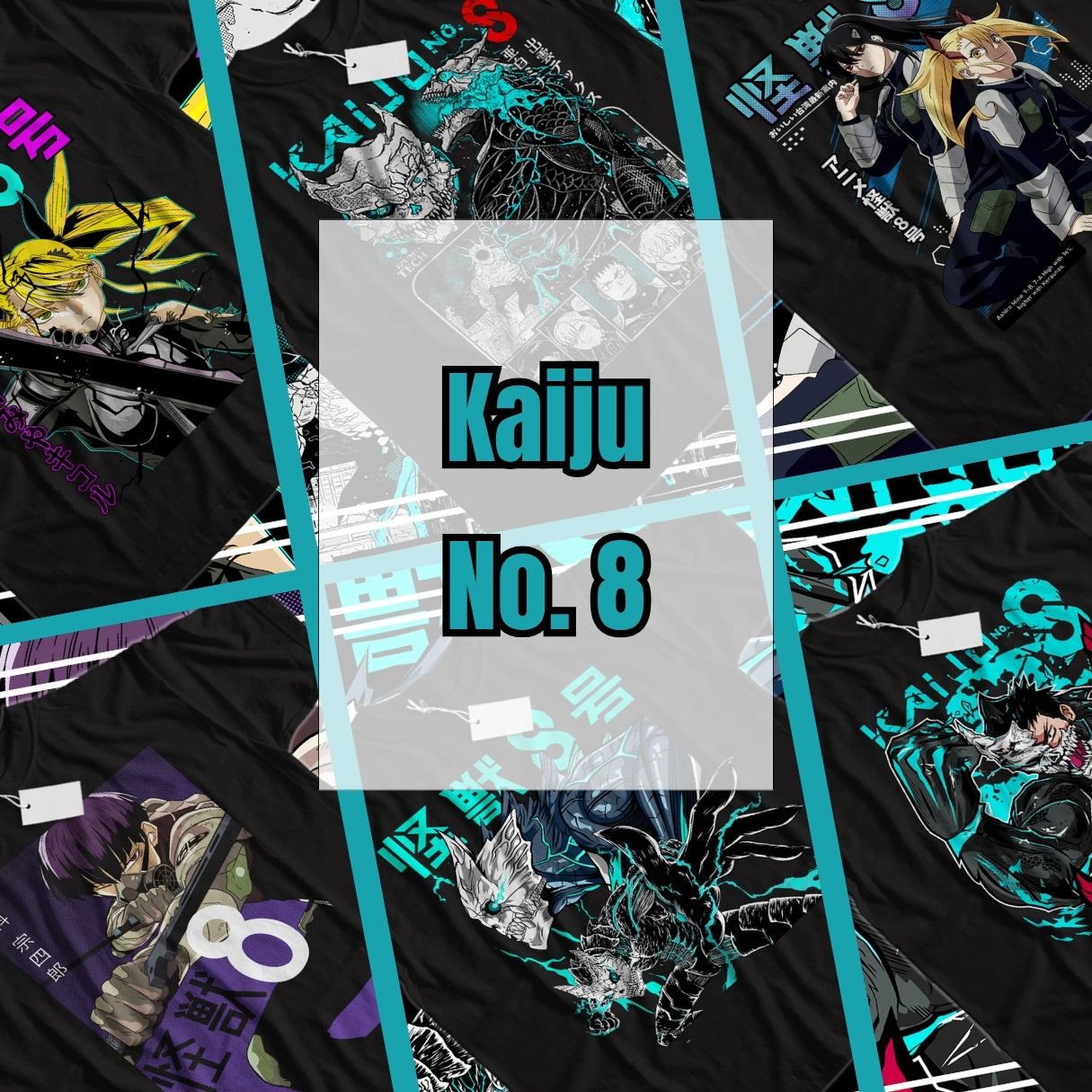 Kaiju No. 8 – Anime T-Shirts Collection 🦖