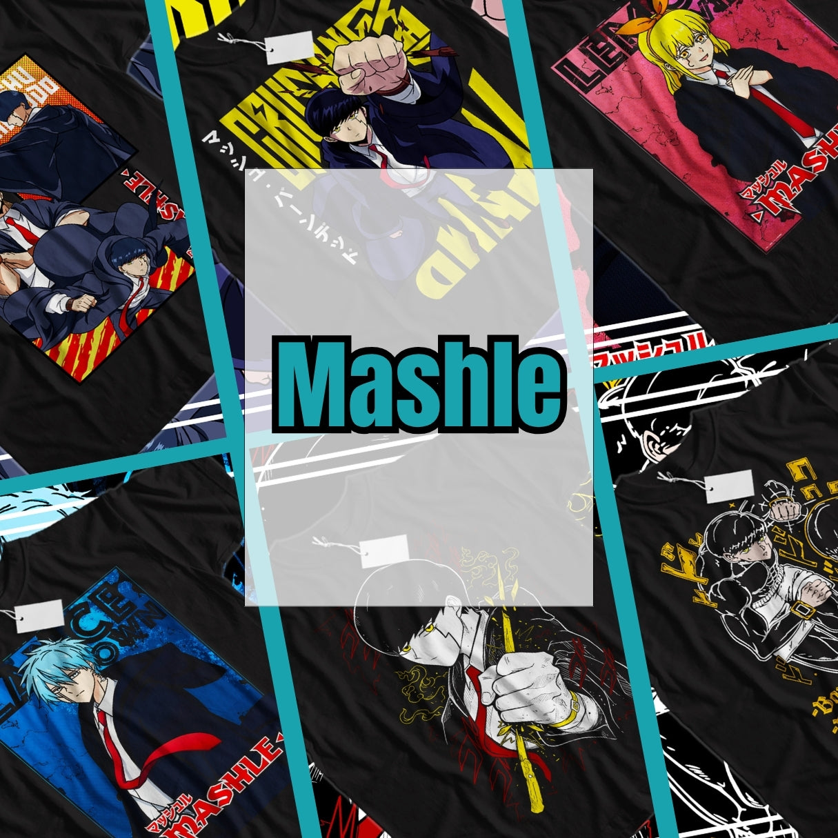 Mashle: Magic and Muscles – Anime T-Shirts Collection 💪